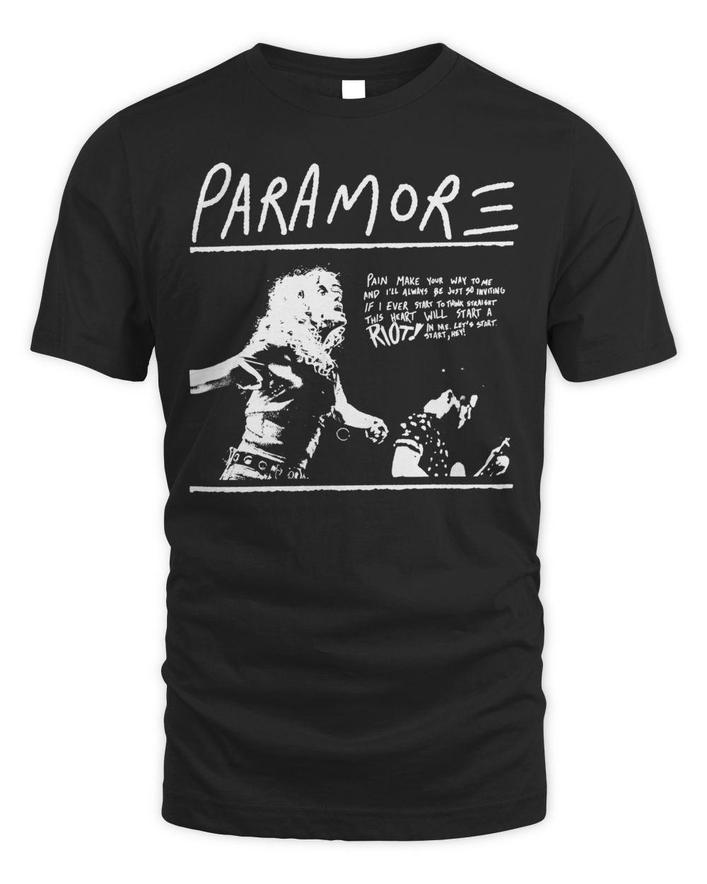 Paramore Merch Diy Punk Shirt