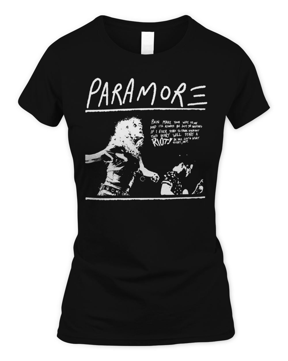 Paramore Merch Diy Punk Shirt