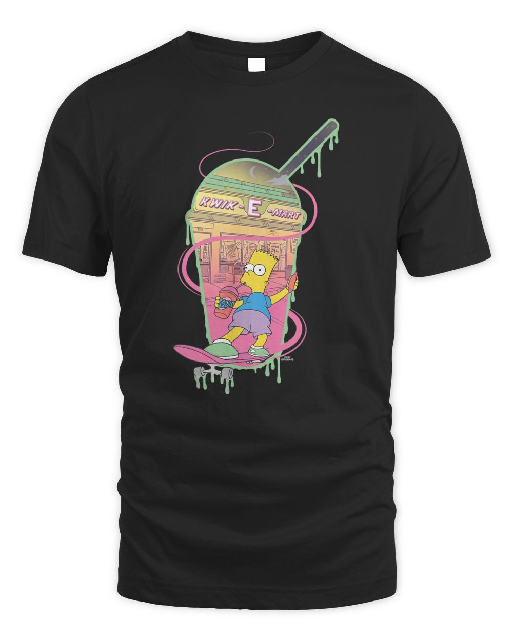 The Simpsons Bart Simpsons Kwik E Mart Squishee Shirt