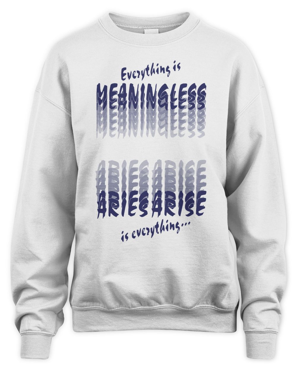 Aries Arise Clothing Everything is Meaningless LS Shirt