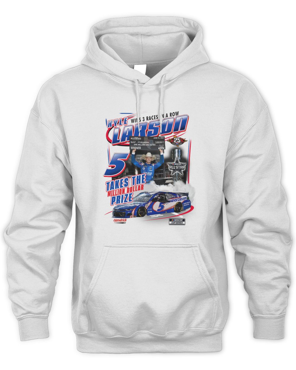 Kyle Larson Checkered Flag 2021 NASCAR All-Star Race Win Shirt