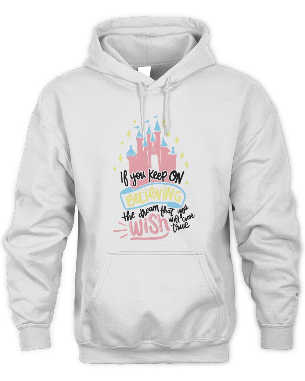 Friday Apparel Keep Believing Cinderella Castle Shirt