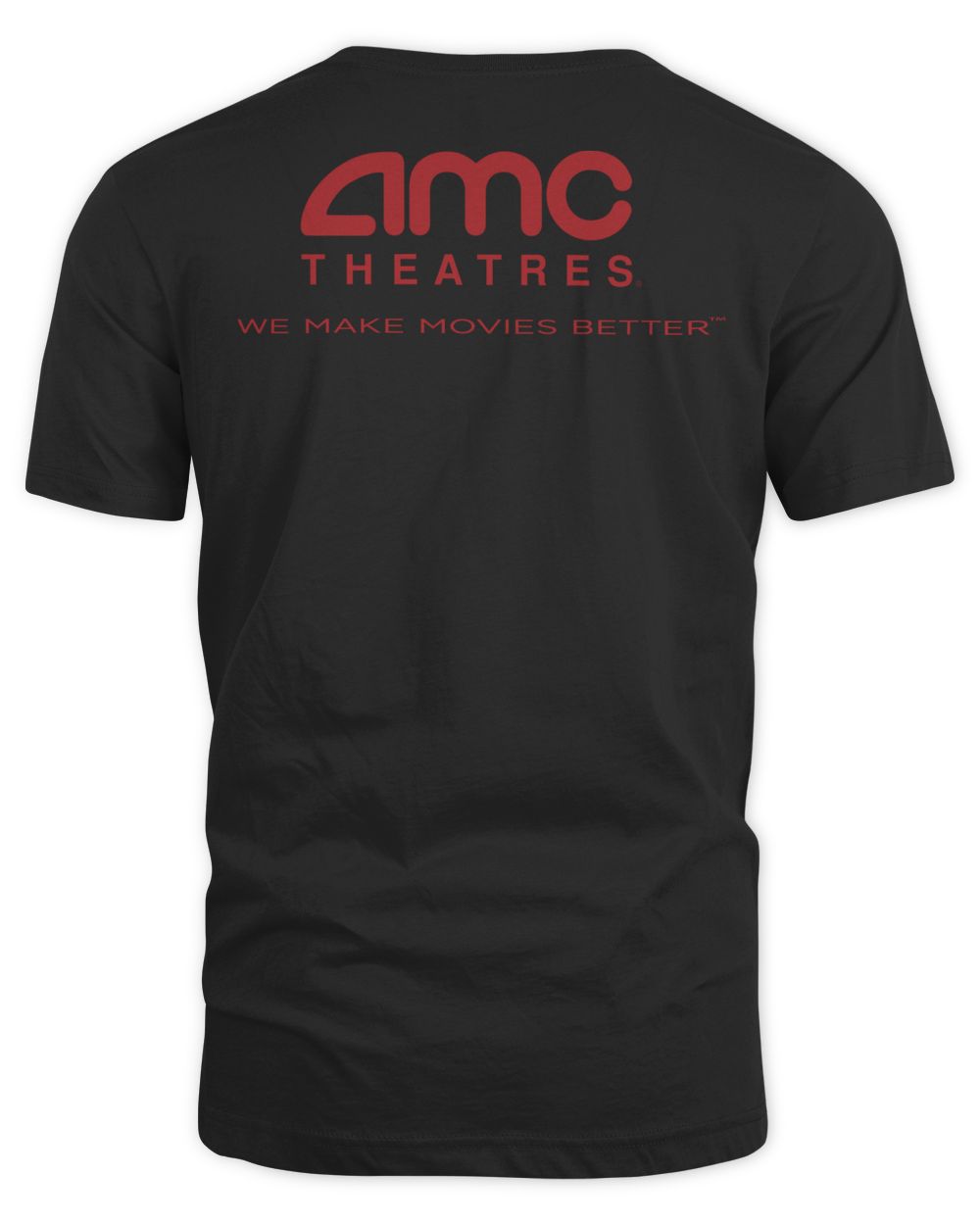 Amc Theatres Merchandise We Make Movies Better Red Logo Shirt