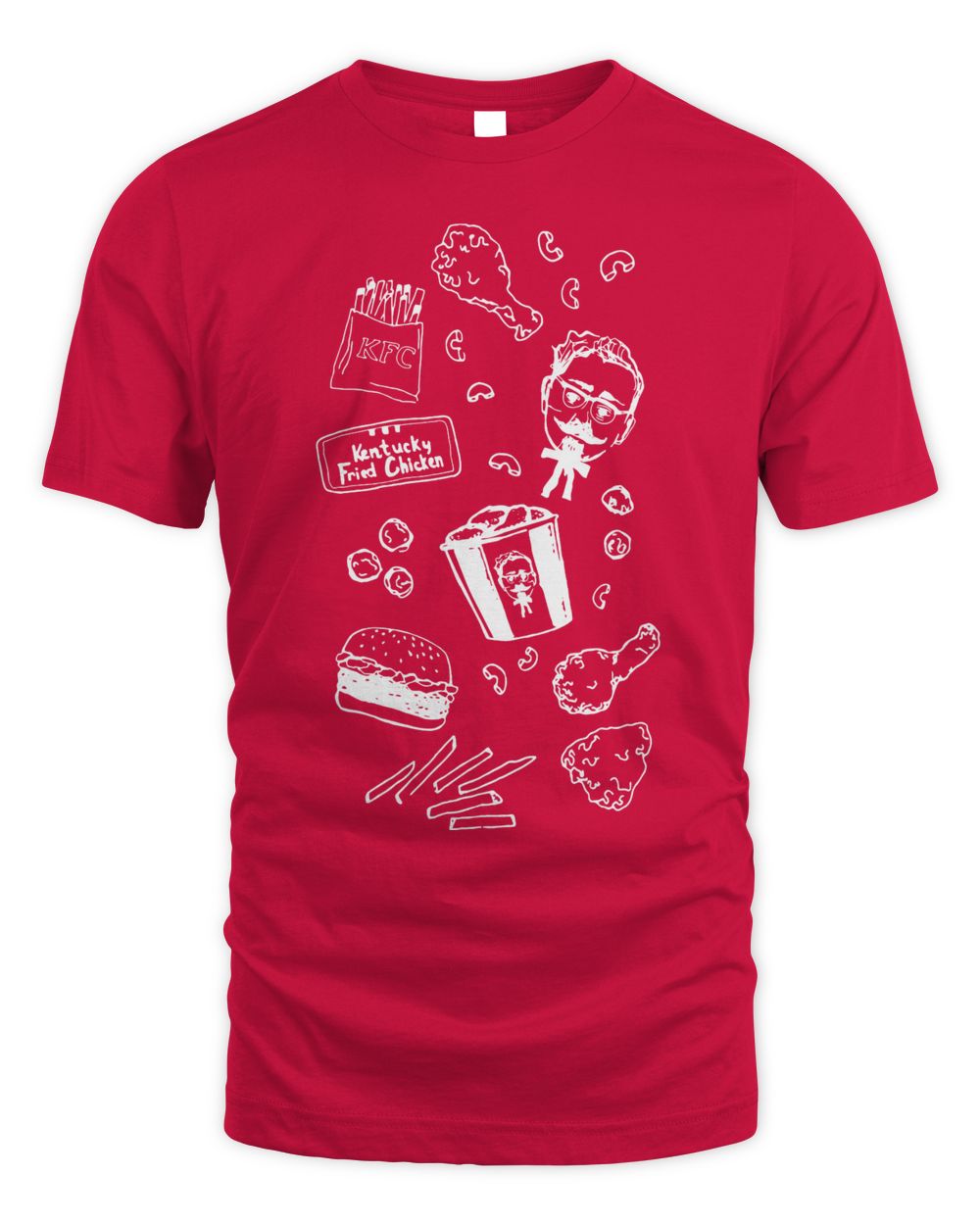 Kfc Merch Chicken Scribble Shirt
