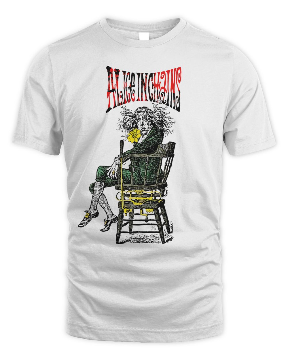 Alice in Chains Merch Angry Chair Shirt