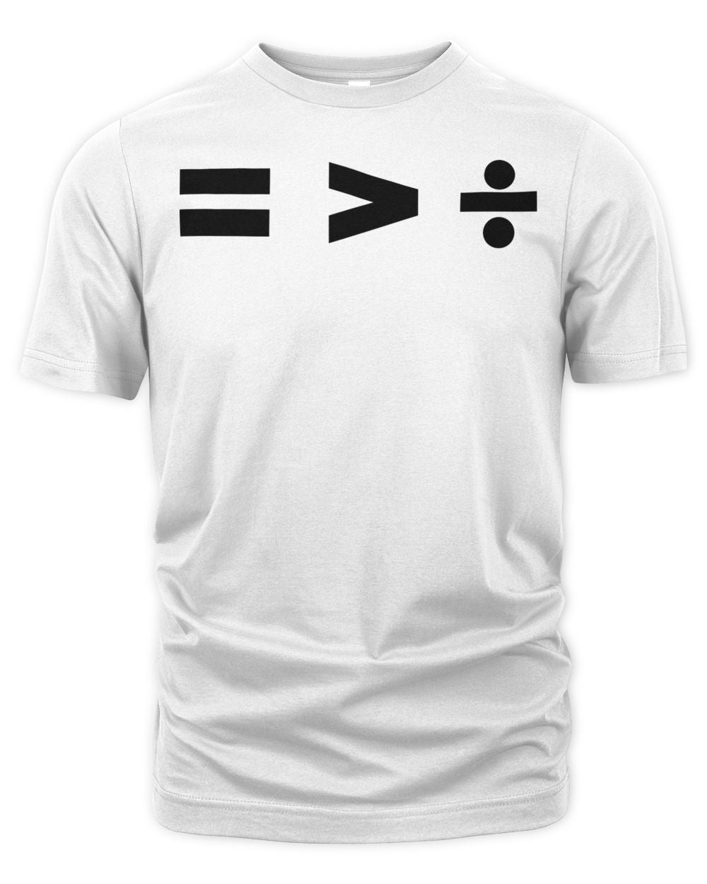 Melanin Apparel Equal is Greater Than Divided Shirt