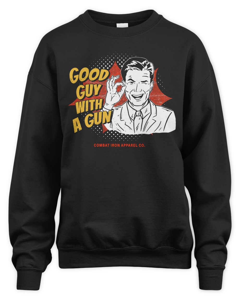 Combat Iron Apparel Good Guy With a Gun Comic Shirt