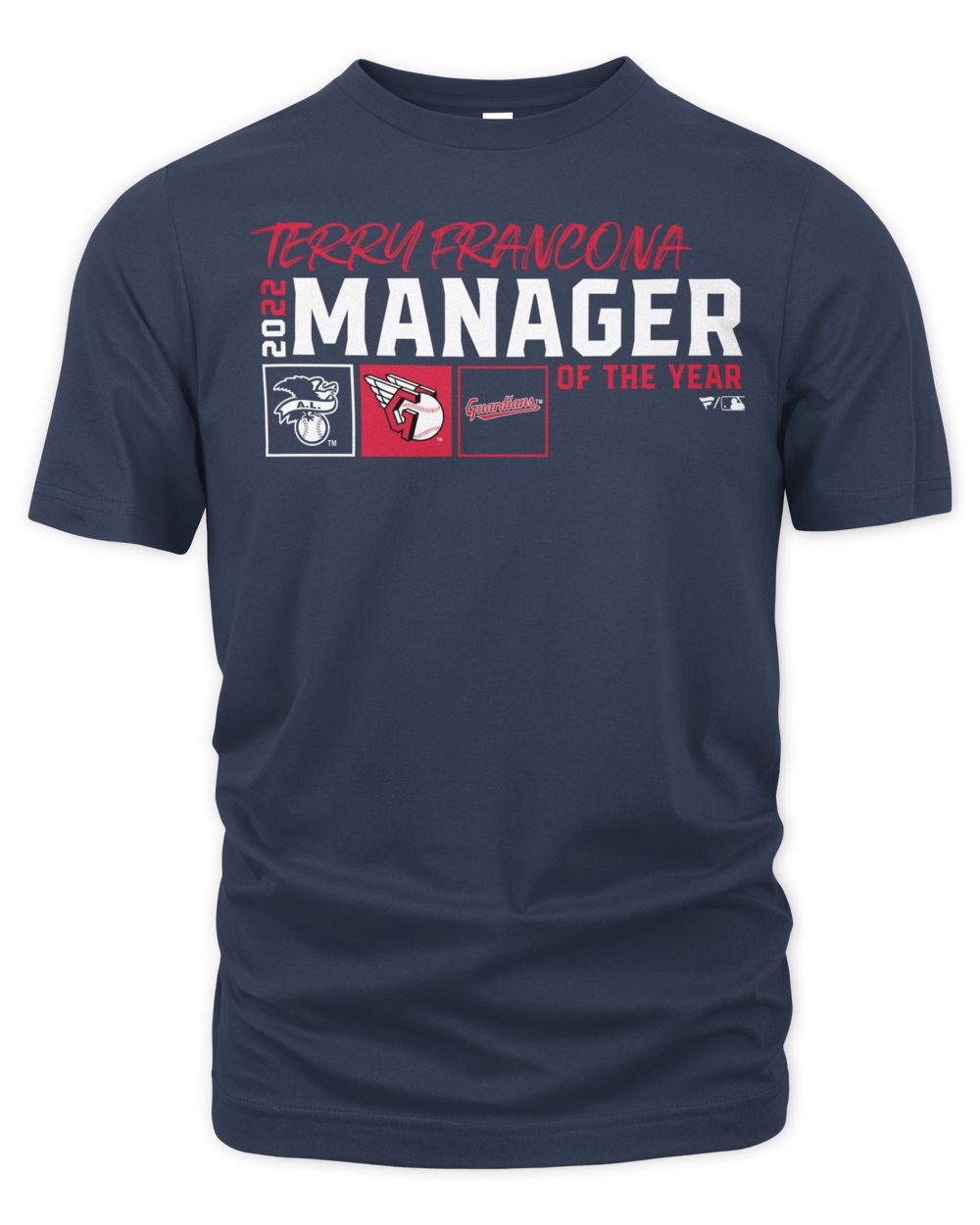 Terry Francona Cleveland Guardians 2022 AL Manager of the Year Shirt