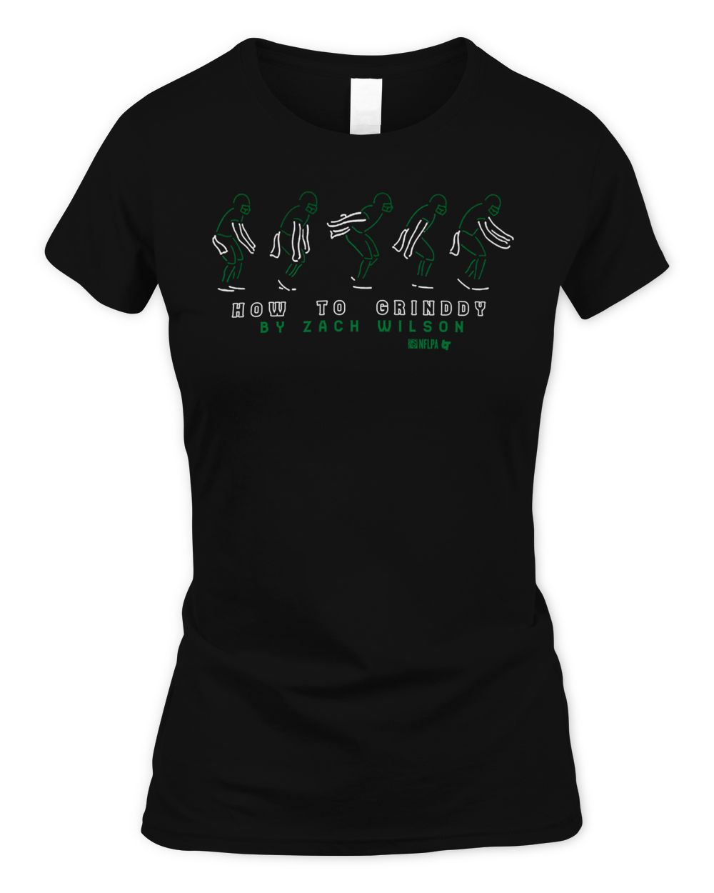 Zach Wilson Neon Griddy Shirt