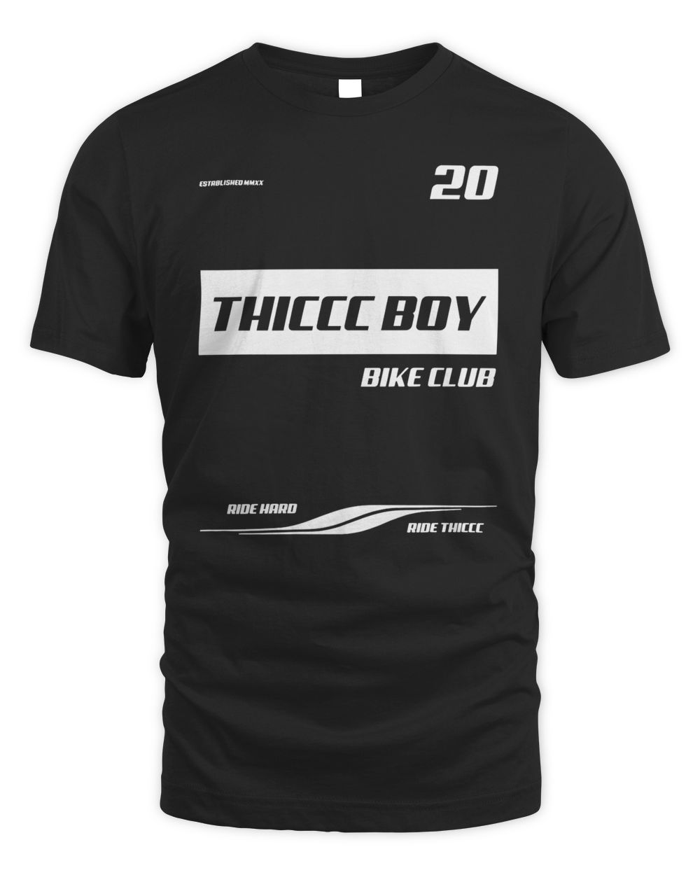 Thiccc Boy Merch Bike Club T-Shirt