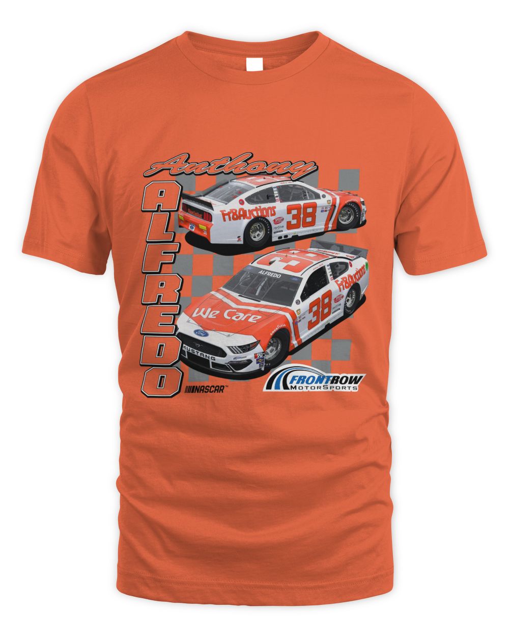Anthony Alfredo Checkered Flag FR8 Throwback 1-Spot Graphic Shirt