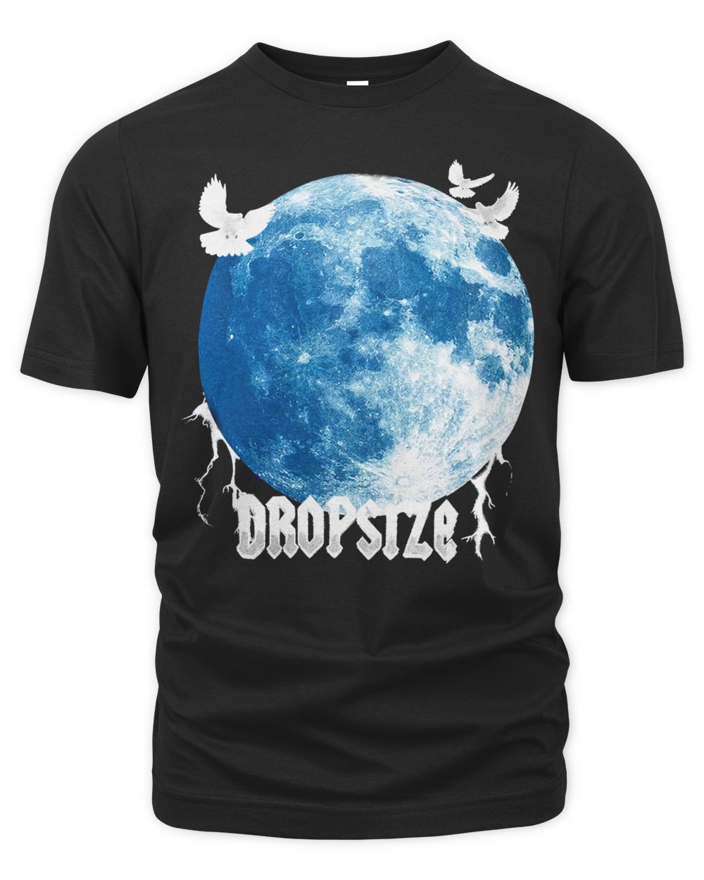 Dropsize Clothing Blue Moon Design Shirt
