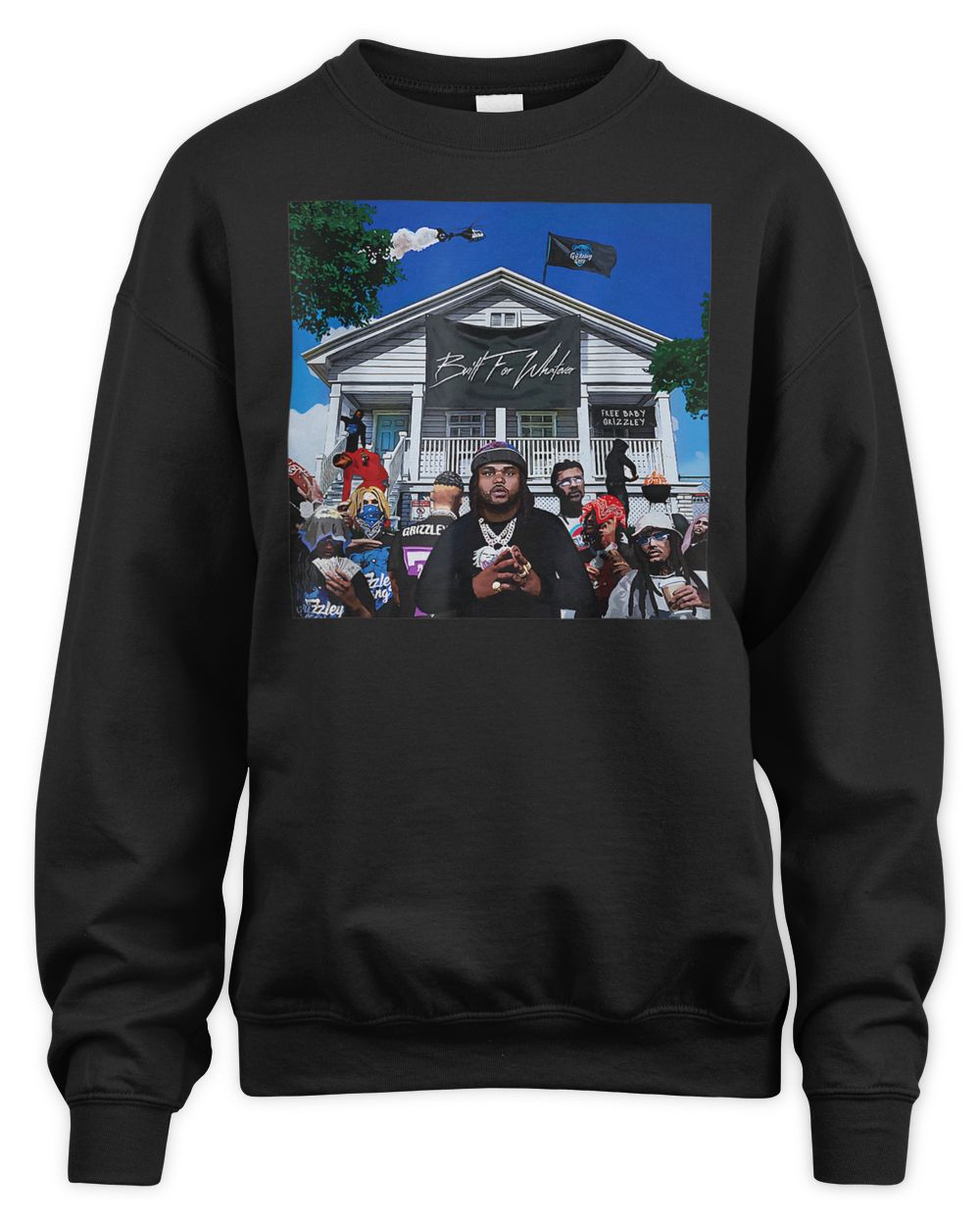 Mens Grizzley Built For Whatever World Shirt