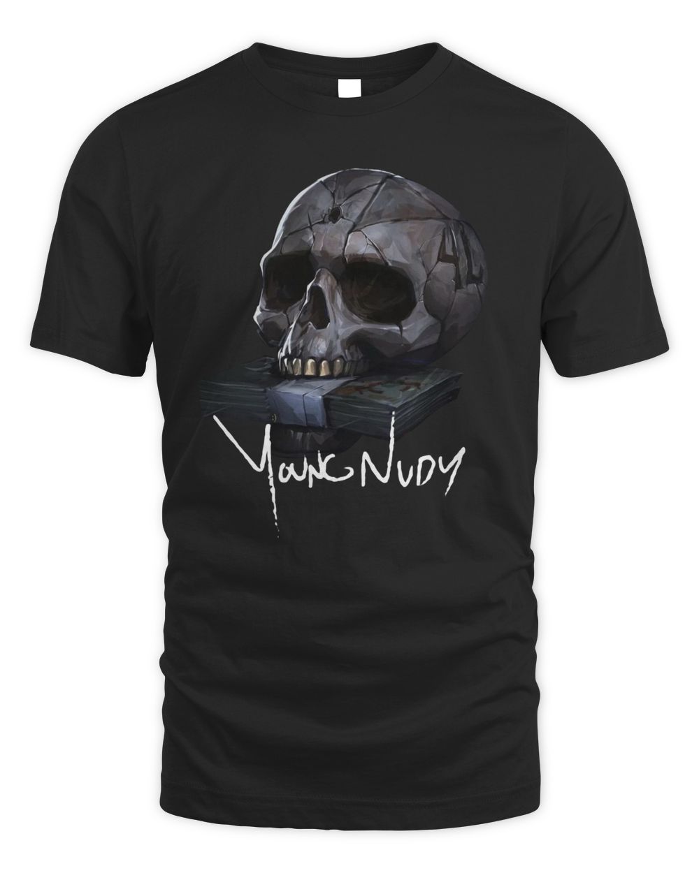 Young Nudy Merch Rich Shooter Skull Shirt