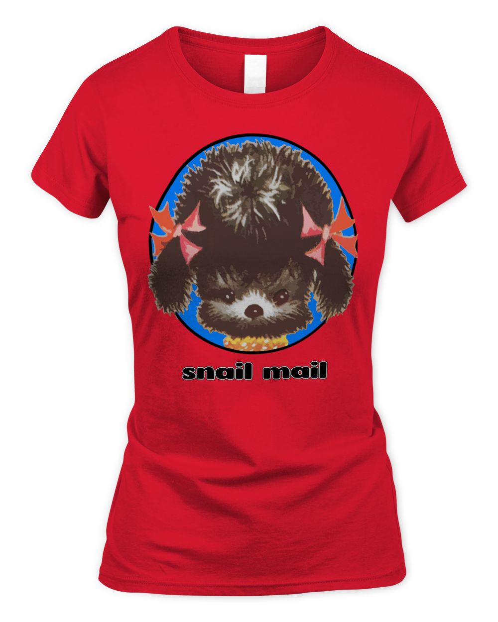 Snail Mail Merch Dog in Circle Shirt