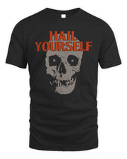 Last Podcast On The Left Merch Living Skull Raw Edge Shirt