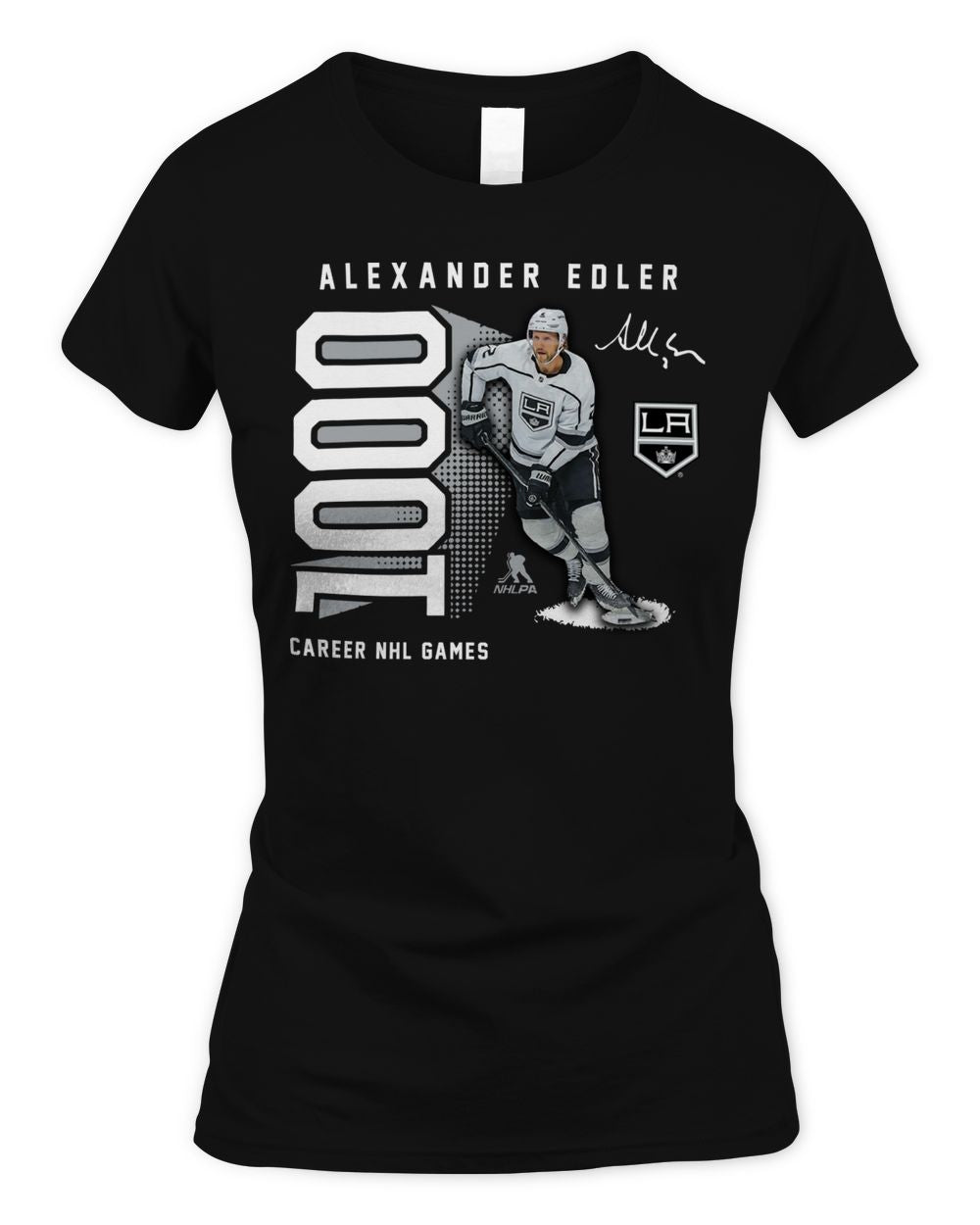 Alexander Edler Kings 1000 Career Games Shirt