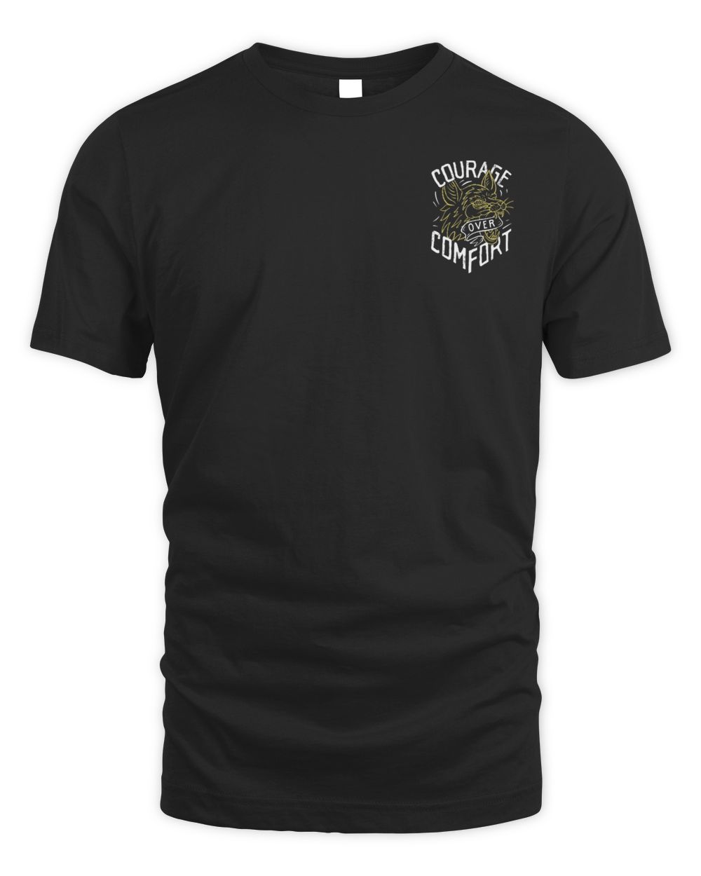 Combat Iron Apparel Courage Over Comfort - Wolf Shirt