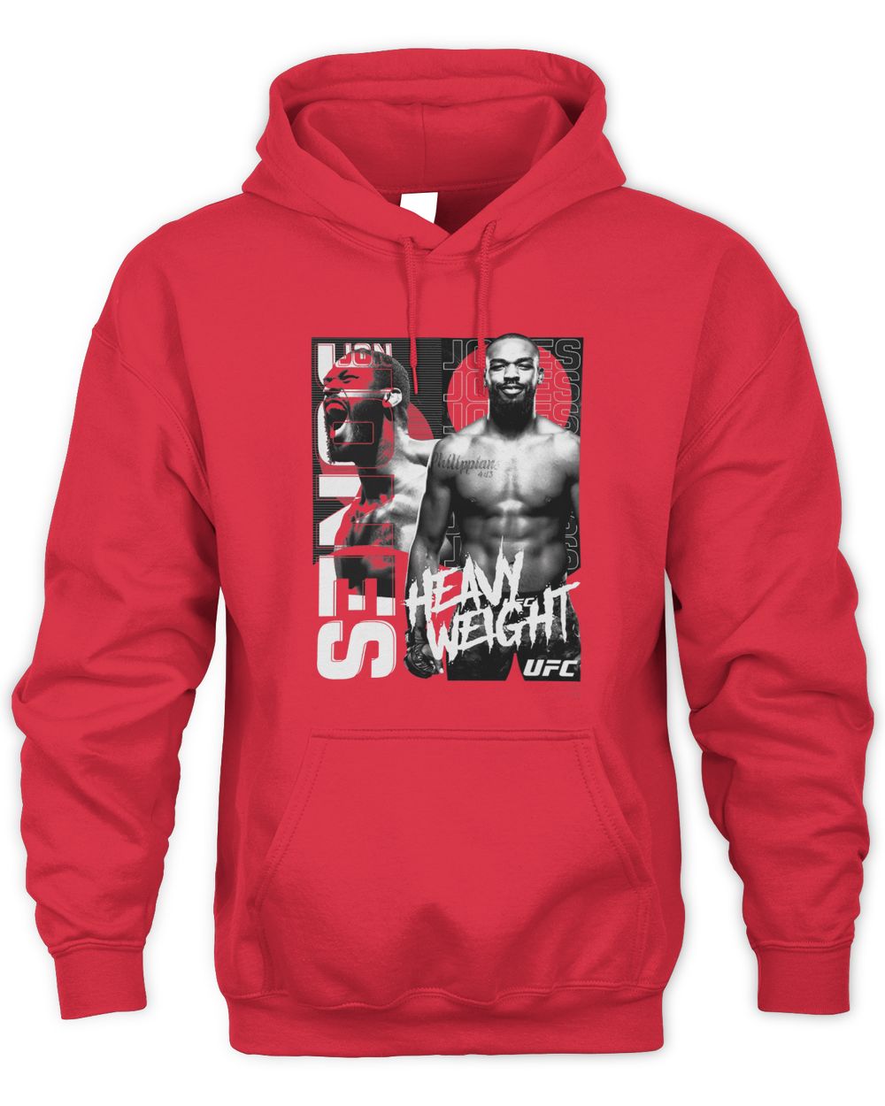 Jon Jones Merch Split Graphic Shirt