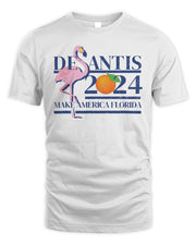 Desantis 2024 Make America Florida Flamingo Election Shirt