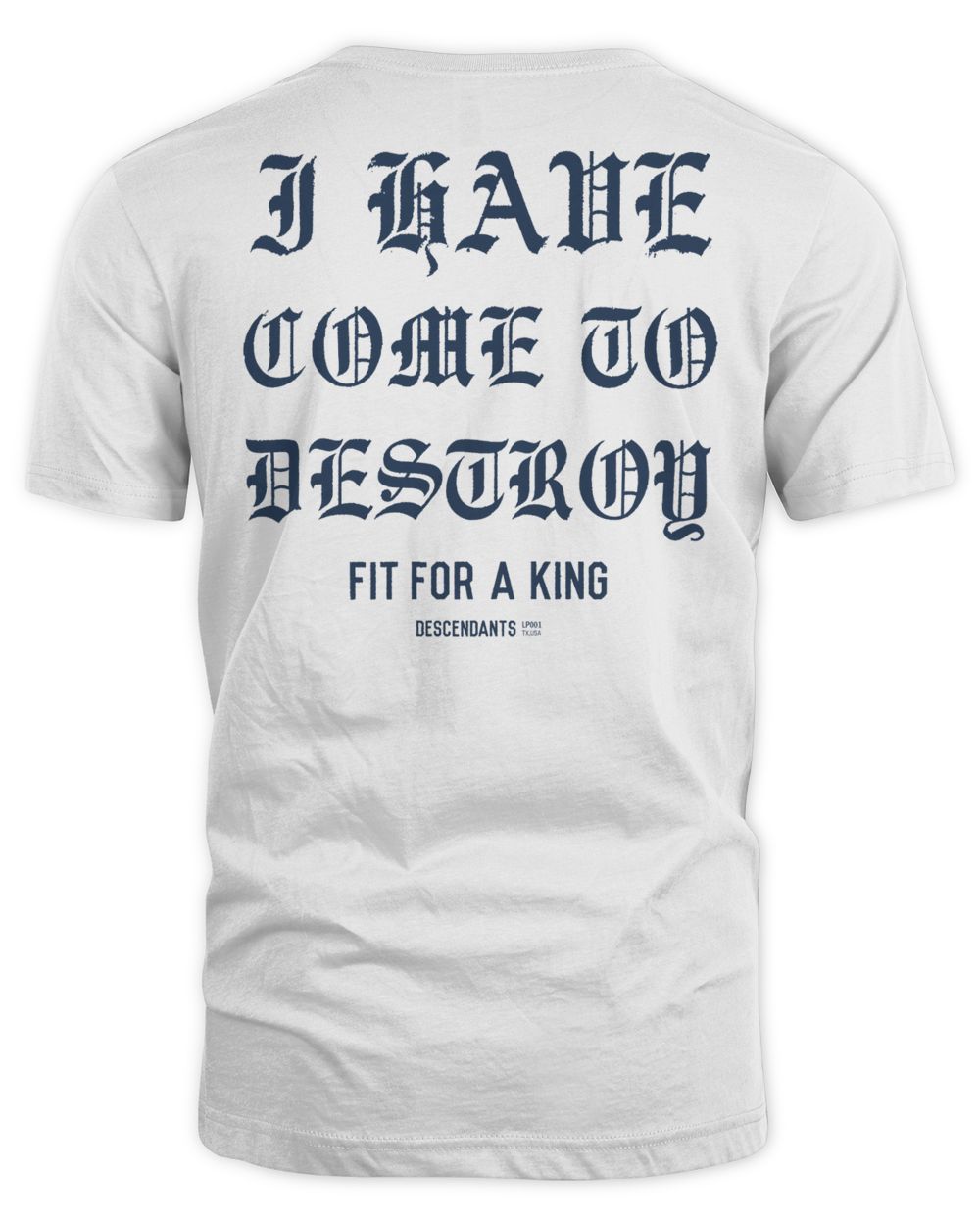 Fit For A King Merch I Have Come To Destroy Ivory Shirt