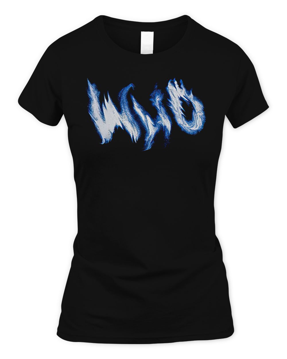 Techwear On Clothing Dark Blue Fire Flame Shirt