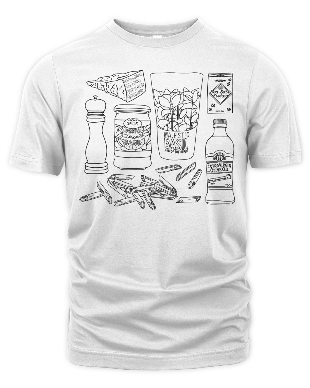 Quite Nice Clothing Pesto Pasta Shirt