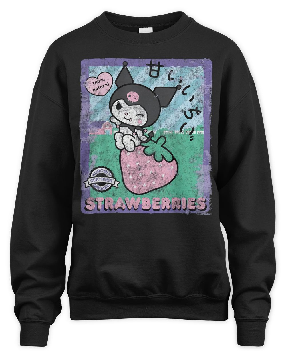 Kuromi Strawberry Picking Strawberries Farm Shirt