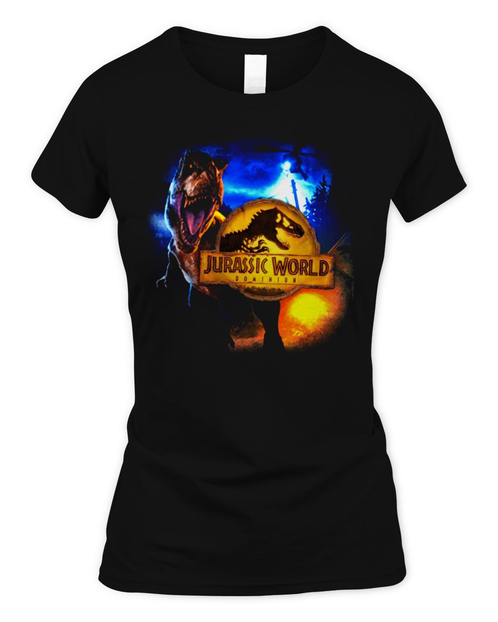 Jurassic World Merch Amber Logo Shirt
