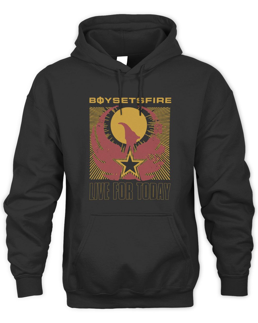 Boysetsfire Merch Live for Today With Tour Dates Shirt
