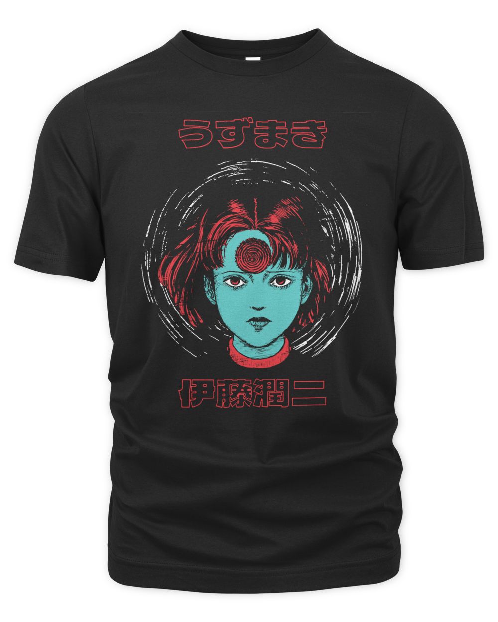 Junji Ito Merch Spiral Head Shirt