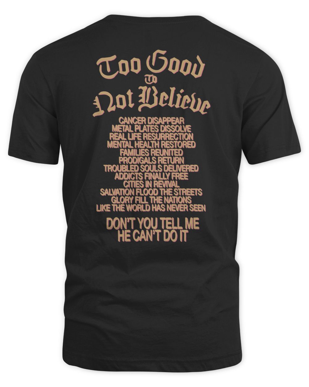 Brandon Lake Merch Too Good To Not Believe Shirt