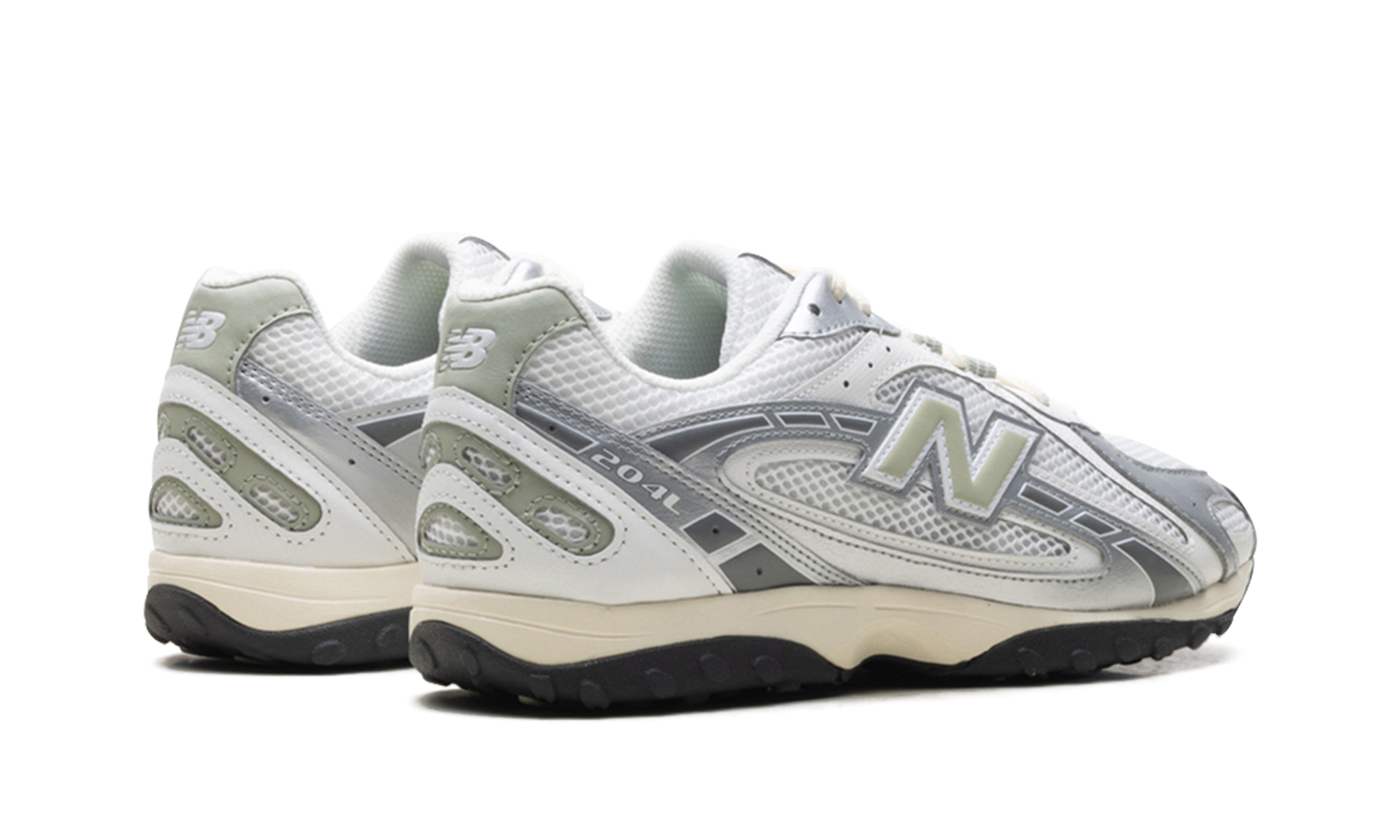 204l "Silver metallic / sage green" U204LSWB