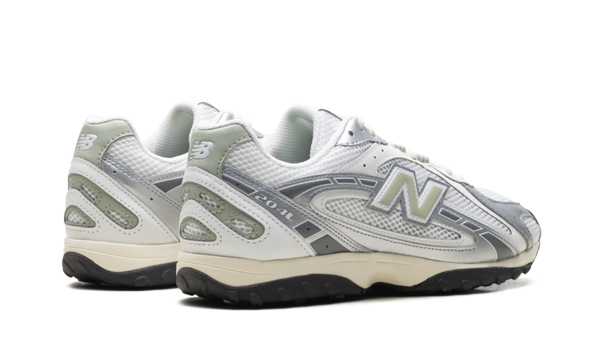 204l "Silver metallic / sage green" U204LSWB