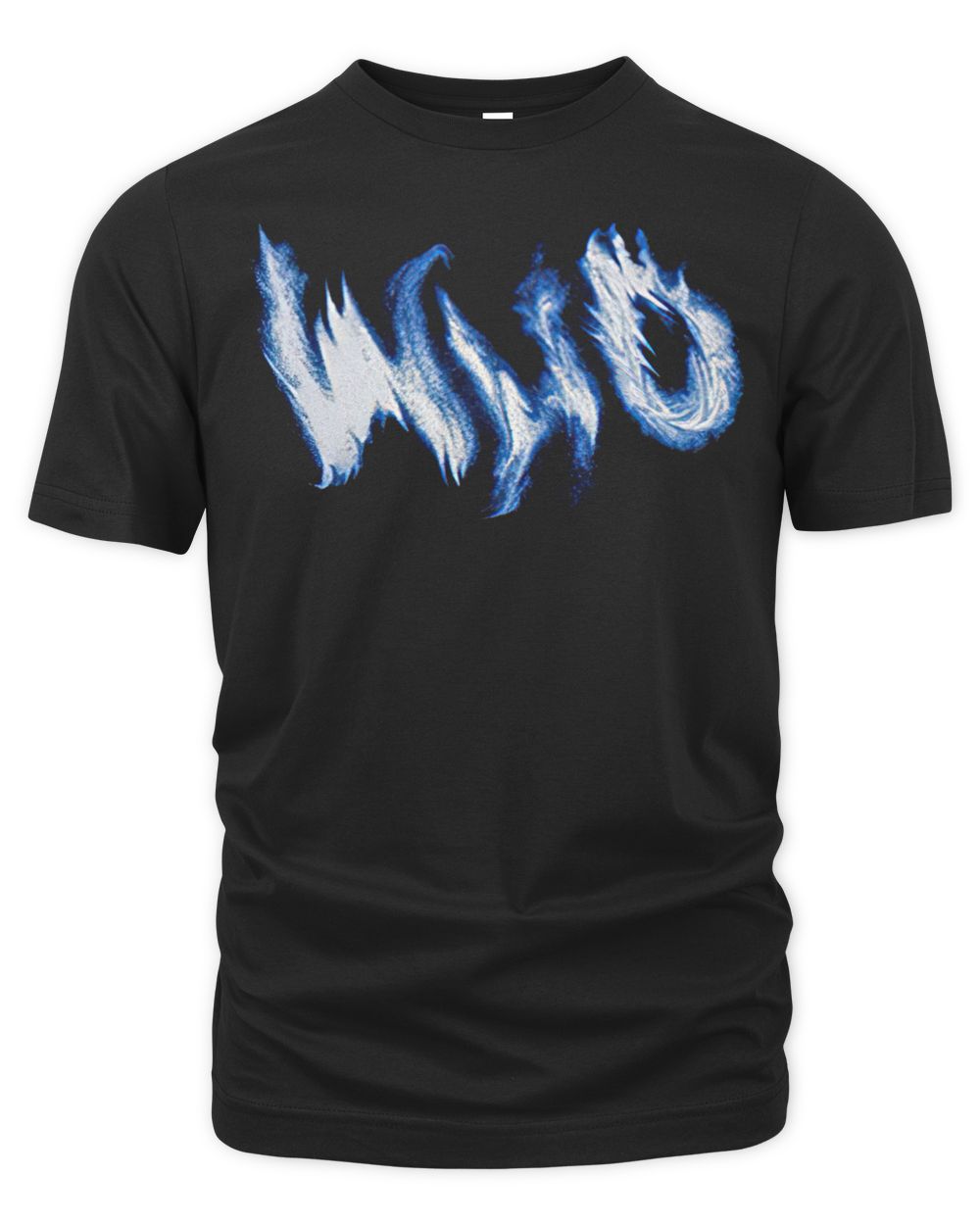 Techwear On Clothing Dark Blue Fire Flame Shirt