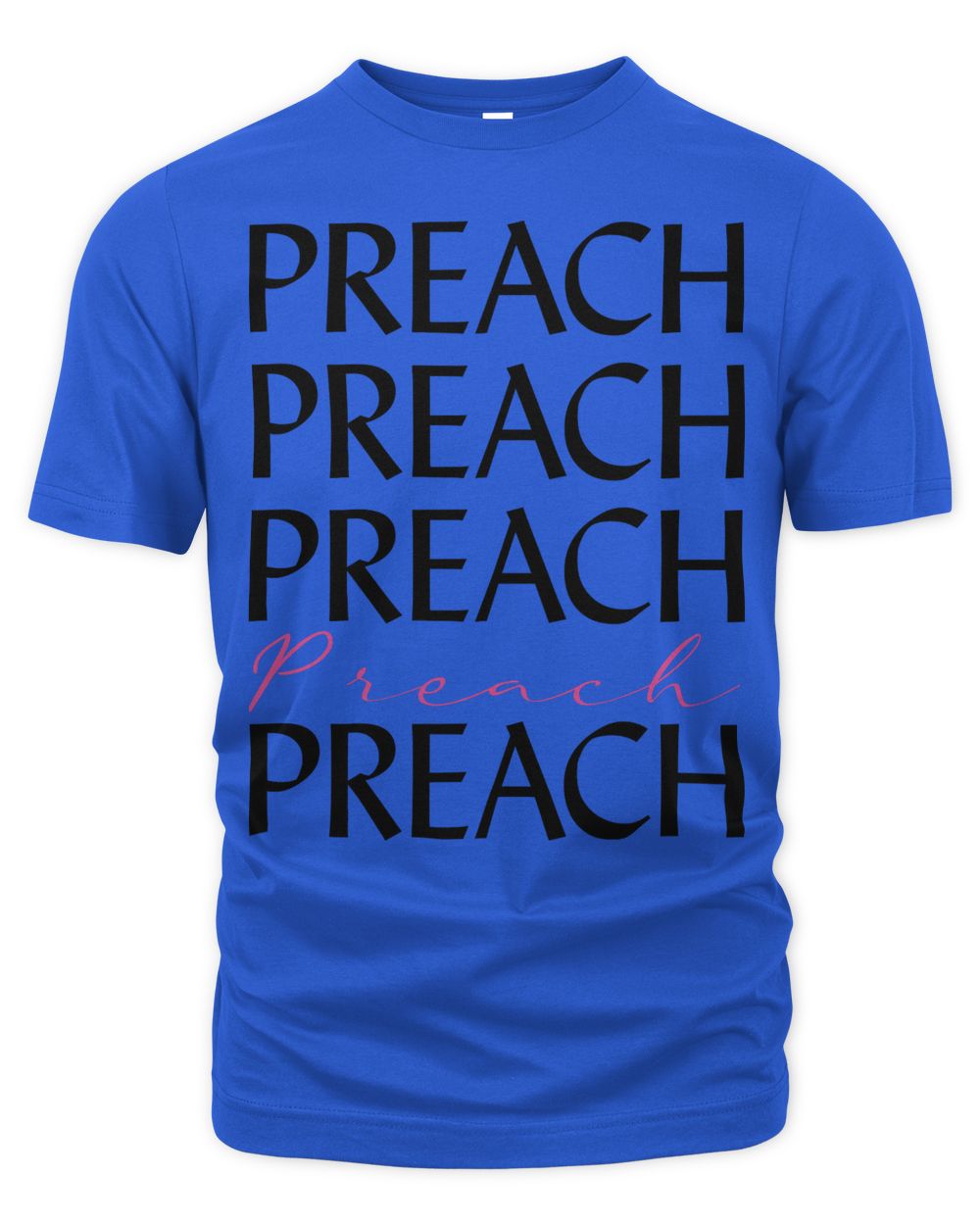 Preach Clothing Logo Wording Shirt