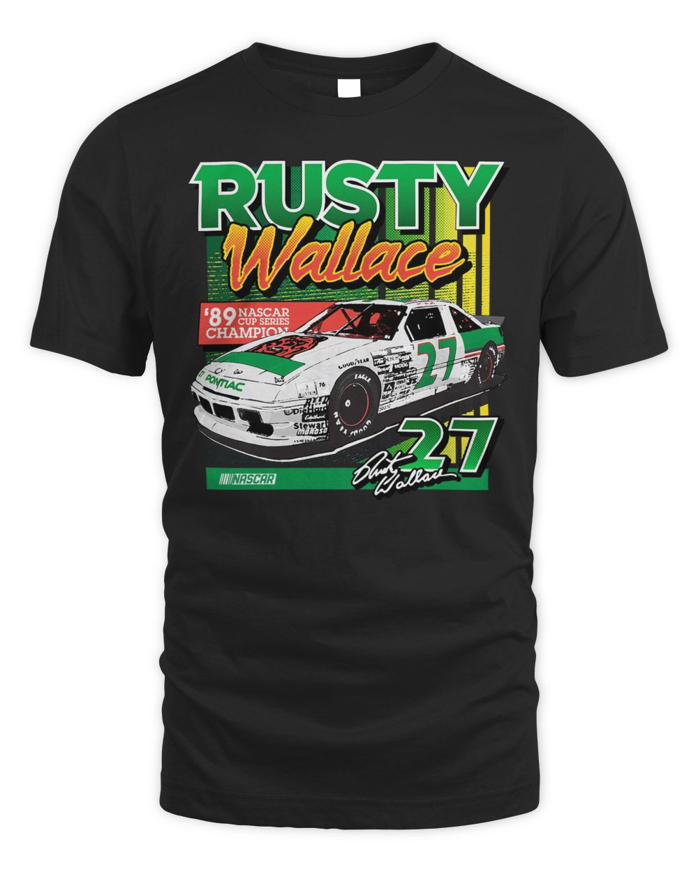 Rusty Wallace Checkered Flag '89 NASCAR Cup Series Champion Shirt