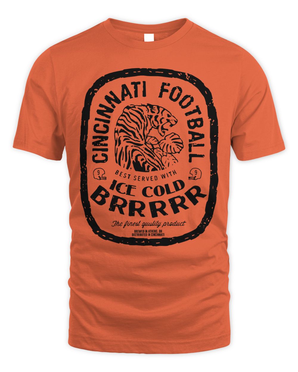 Cincy Shirts Cincinnati Football Ice Cold Brrrrr Shirt