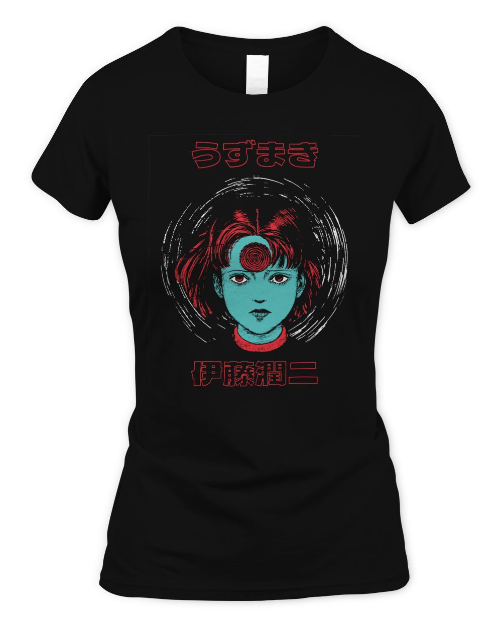 Junji Ito Merch Spiral Head Shirt