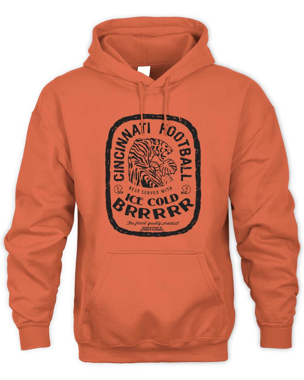 Cincy Shirts Cincinnati Football Ice Cold Brrrrr Shirt