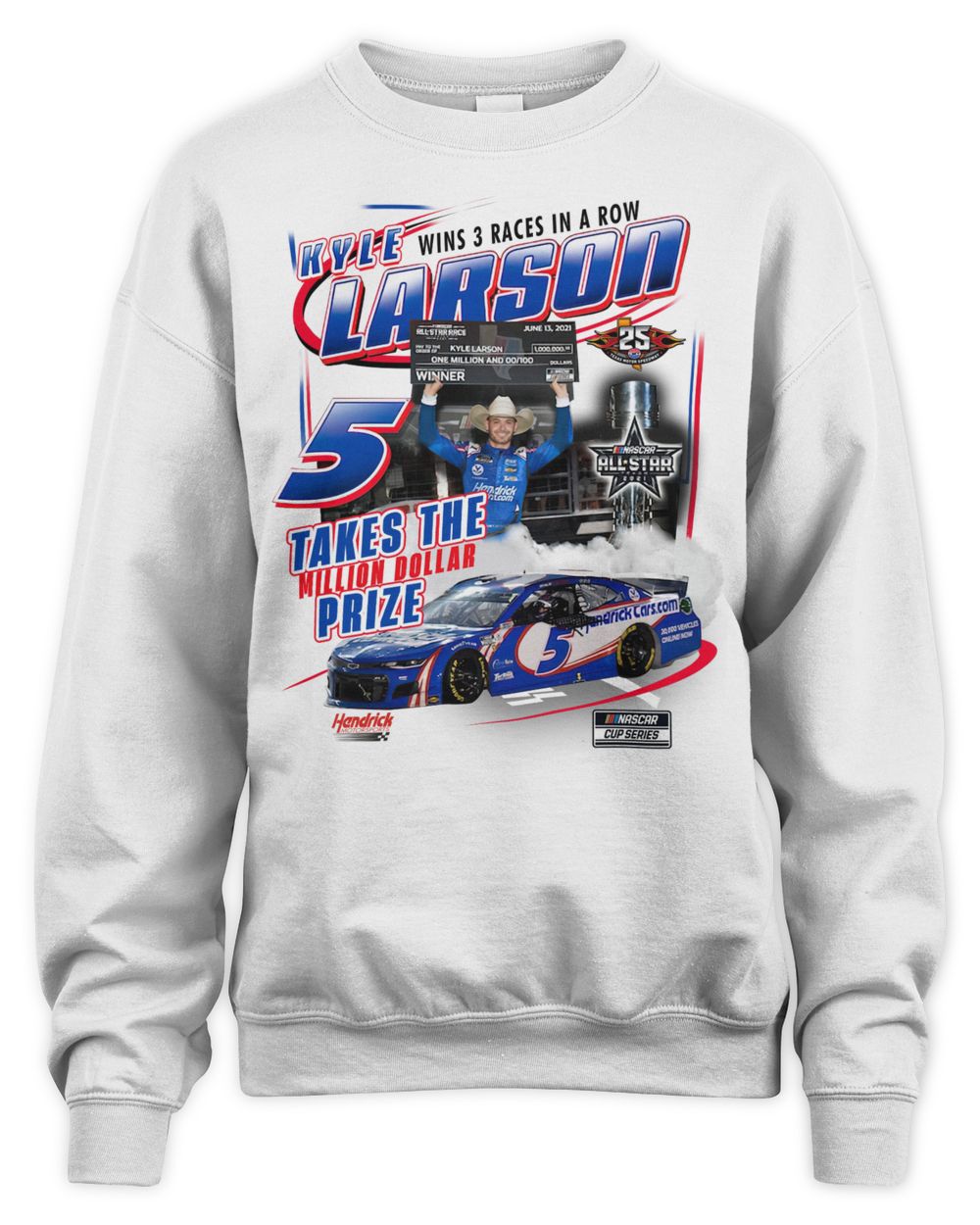 Kyle Larson Checkered Flag 2021 NASCAR All-Star Race Win Shirt