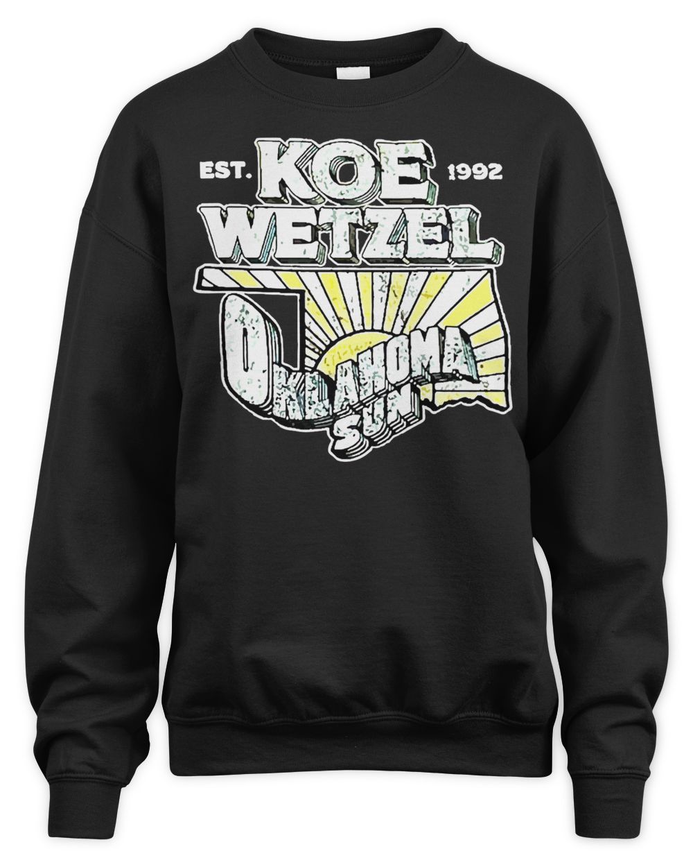 Koe Wetzel Merch Oklahoma Sun Shirt
