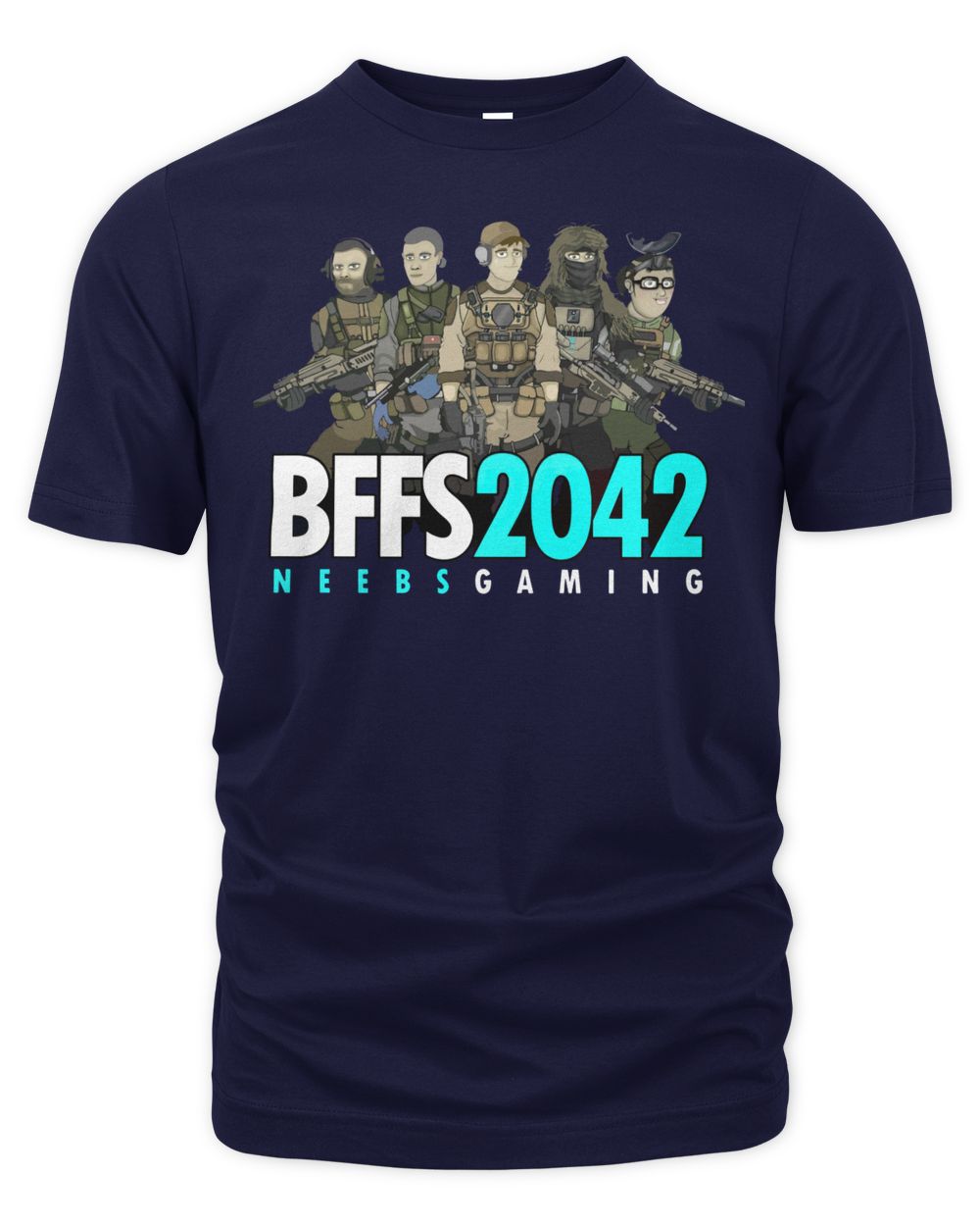 Neebs Gaming Merch Battlefield Friends 2042 Shirt
