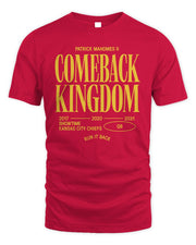 Patrick Mahomes Merch The Comeback Kingdom Shirt