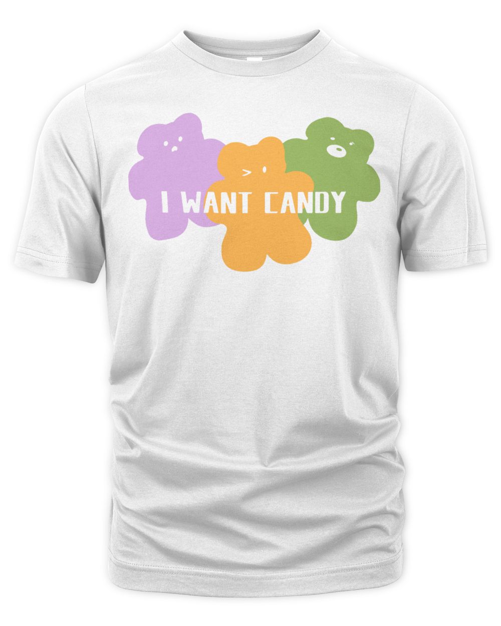 Cider Clothing I Want Candy Gummy Bear Shirt