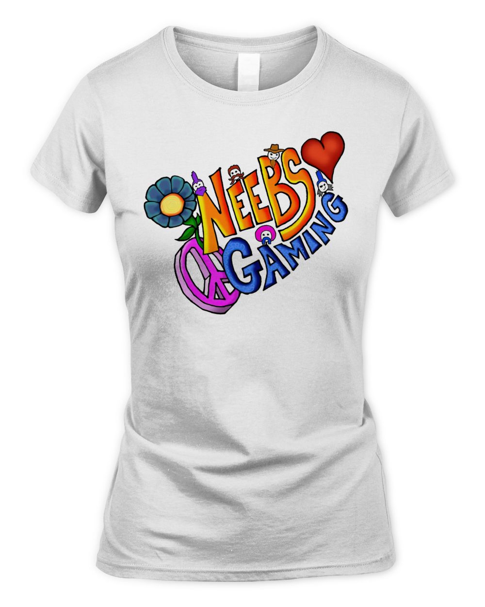 Neebs Gaming Merch Peace, Love, and Neebs Gaming Shirt