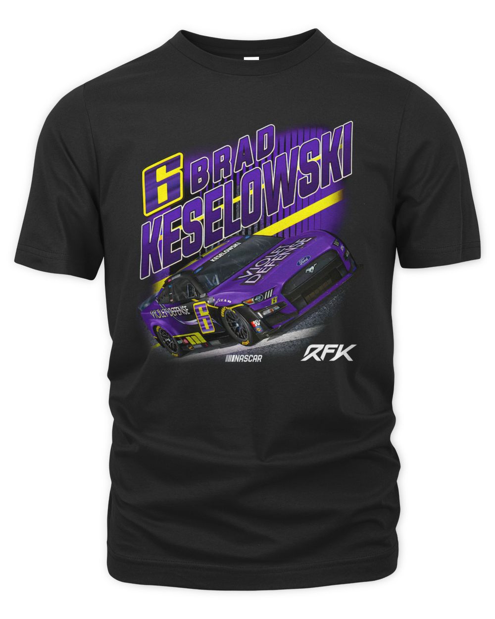 Brad Keselowski RFK Racing Violet Defense Car 1-Spot Shirt