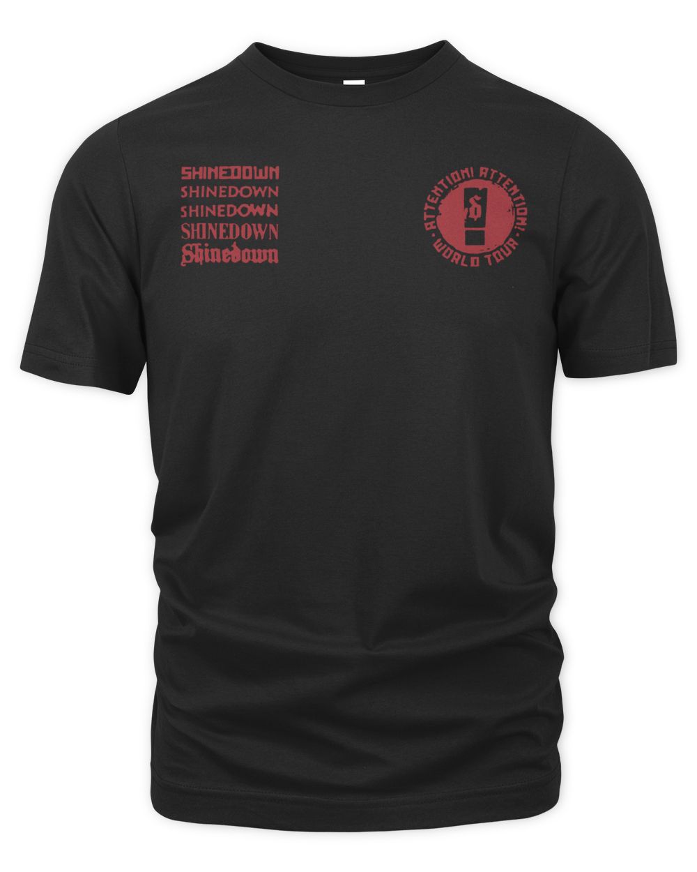 Shinedown Merch Album Logo Elements Shirt