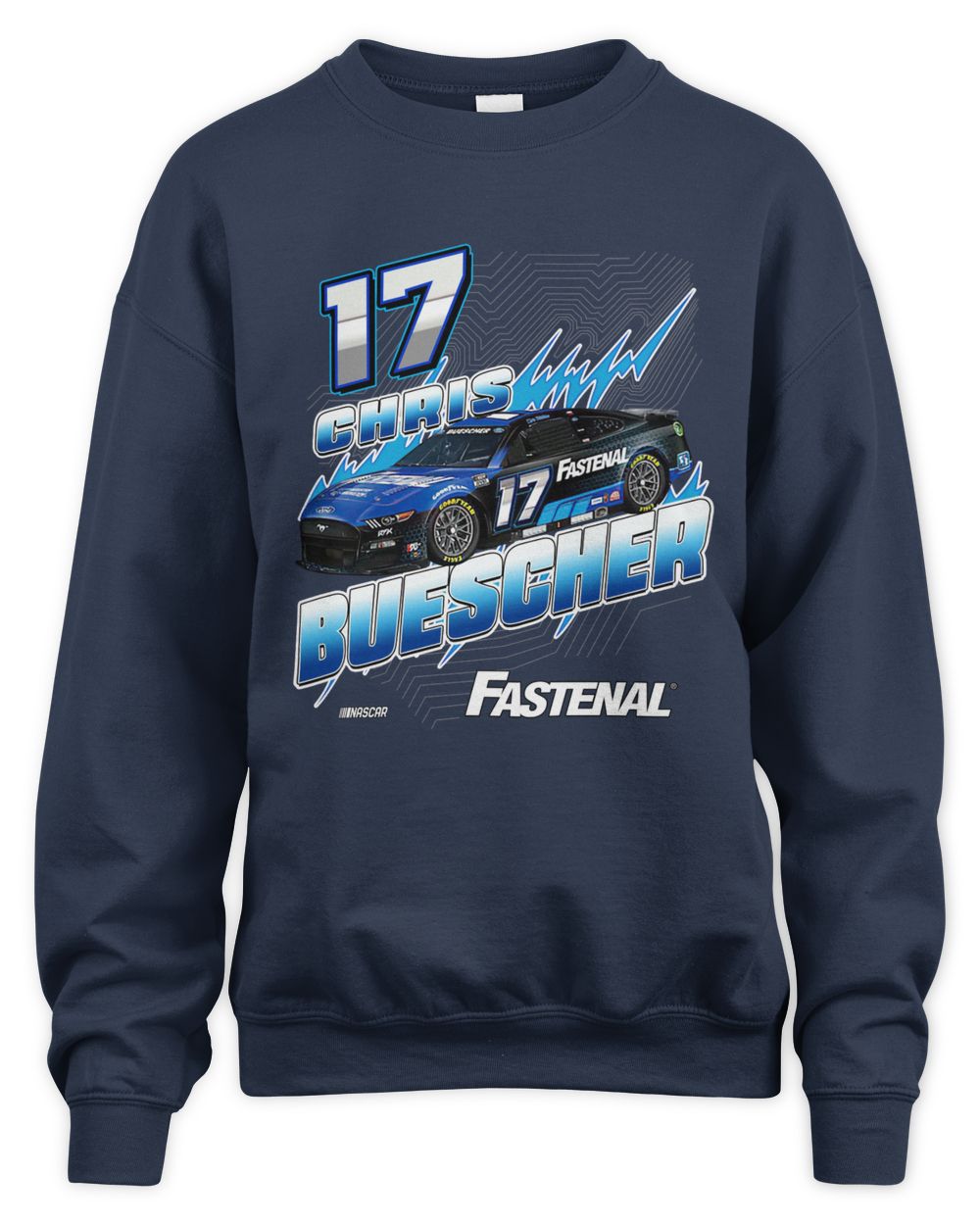 Chris Buescher Checkered Flag Fastenal Groove Shirt