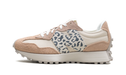 327 Women "Flat taupe linen leopard" WS327AQ